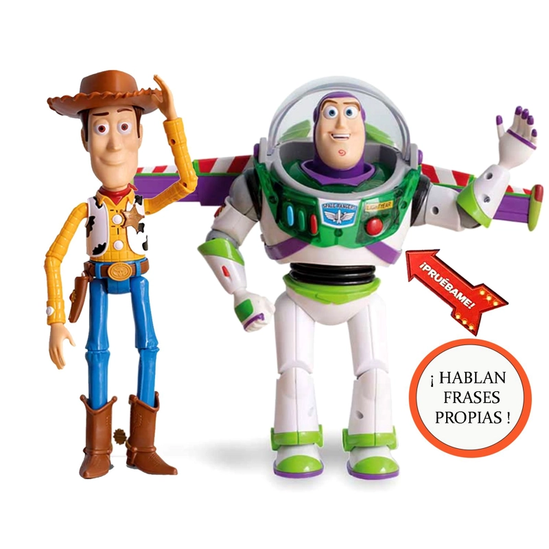 SET DE FIGURAS DE ACCIÓN TOY STORY WOODY Y BUZZLIGHTYEAR - 1