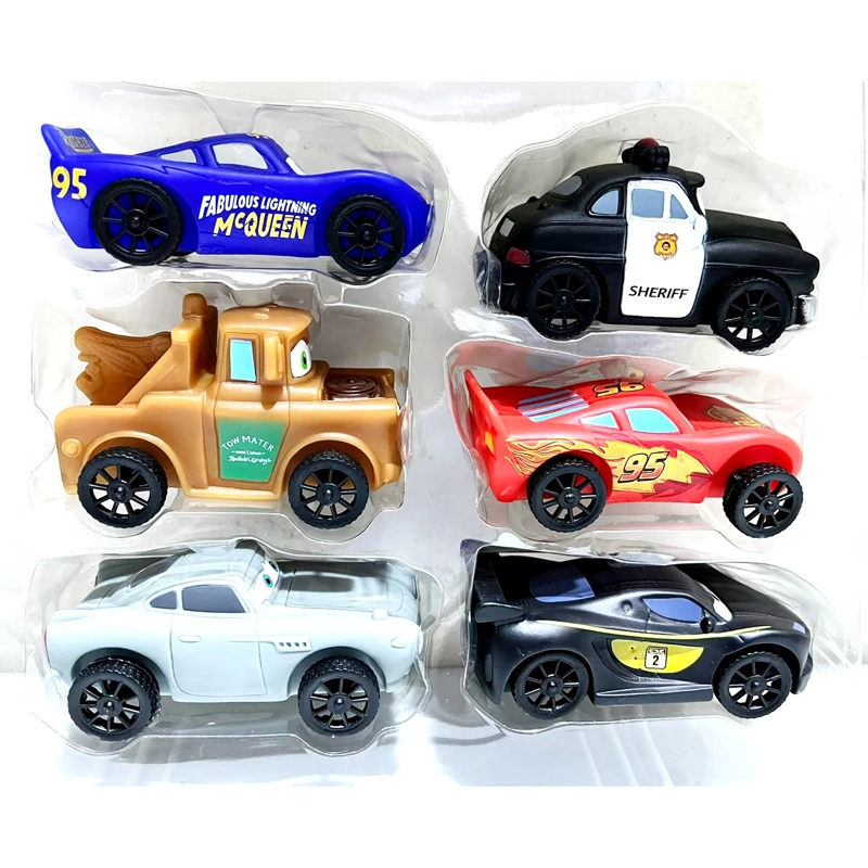 SET DE COCHES VEHÍCULOS A FRICCIÓN CARS 6 PCS - 3
