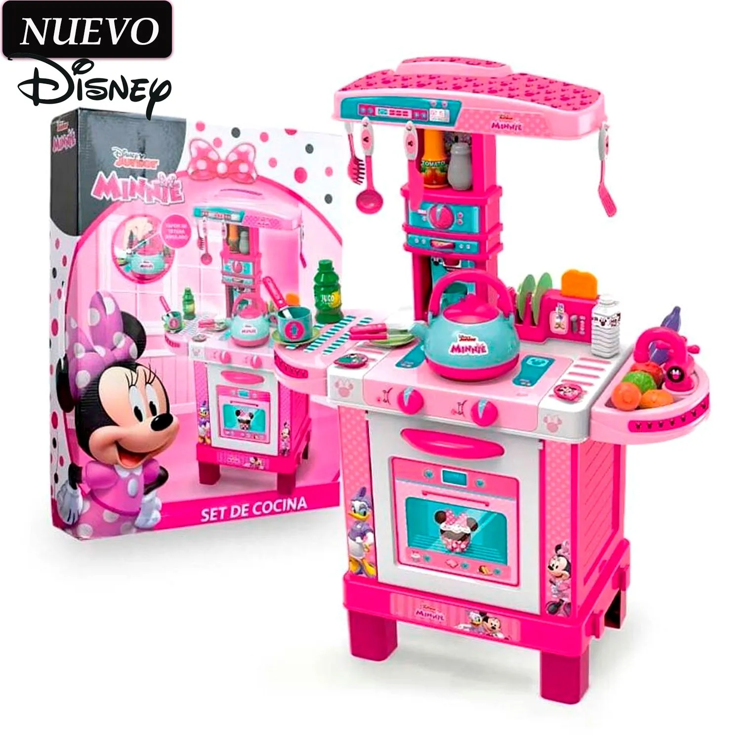 SET DE COCINA CON TETERA MINNIE MOUSE 008-939 - 1