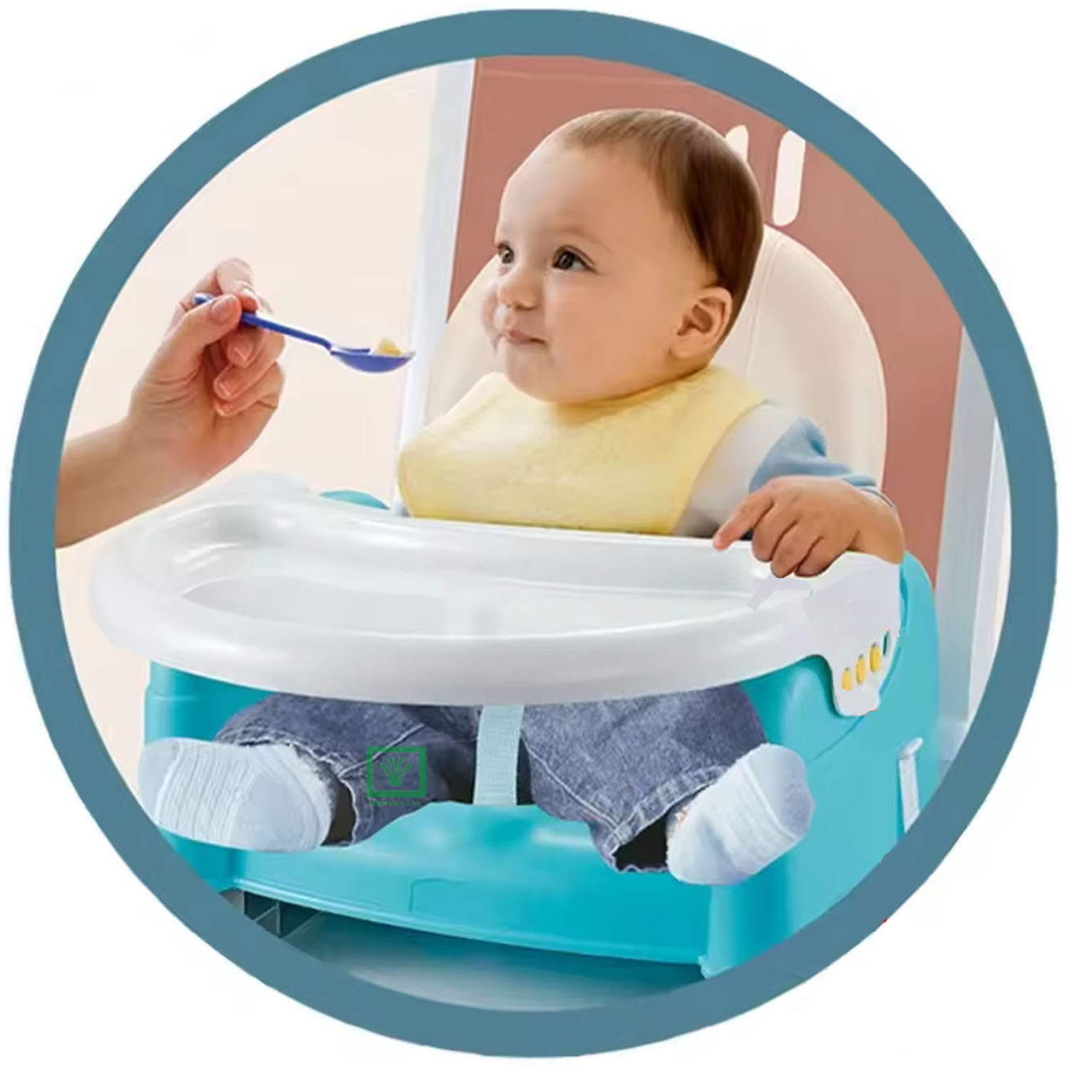 MESA DE COMER PORTATIL IDEAL PLEGABLE CELESTE - 4