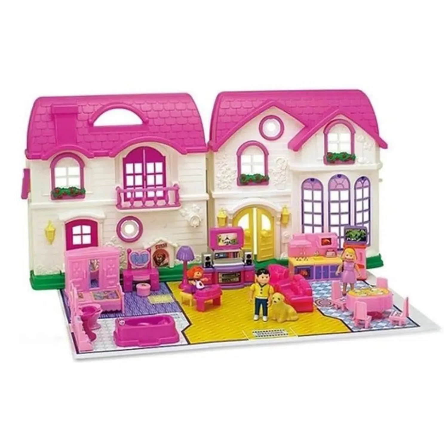 CASA DE MUÑECAS MY HAPPY FAMILY CON ACCESORIOS - 1