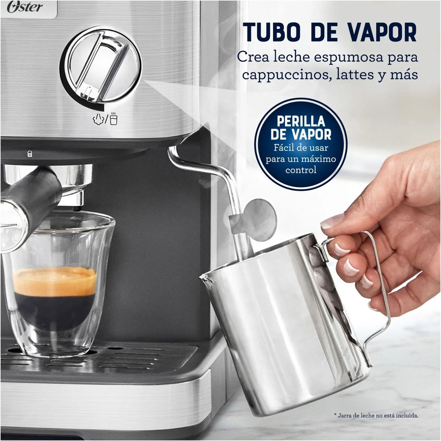 CAFETERA DE ESPRESSO OSTER 15 BARES BVSTEM5502 - 4