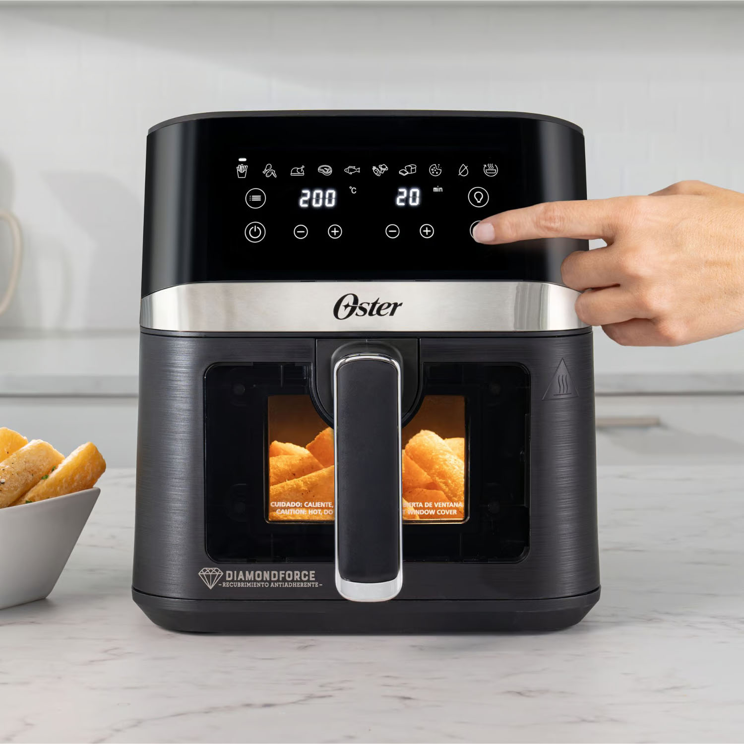 FREIDORA DE AIRE DIGITAL OSTER® CKSTAF40WDDF - 7
