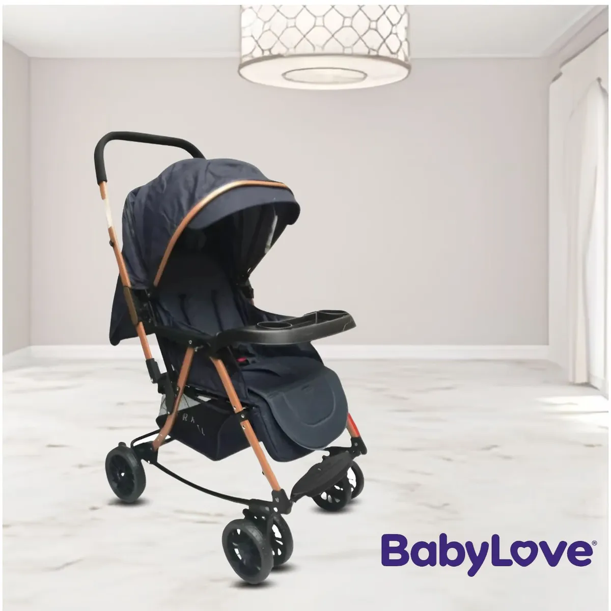 COCHE MECEDORA DE LUJO «SEULGI» BLACK - 5