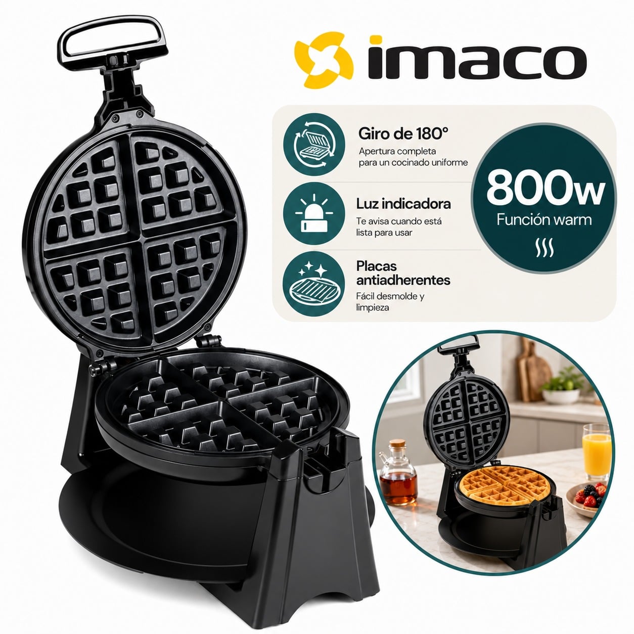 WAFLERA TWISTER 800W IMACO WF2160 - 1