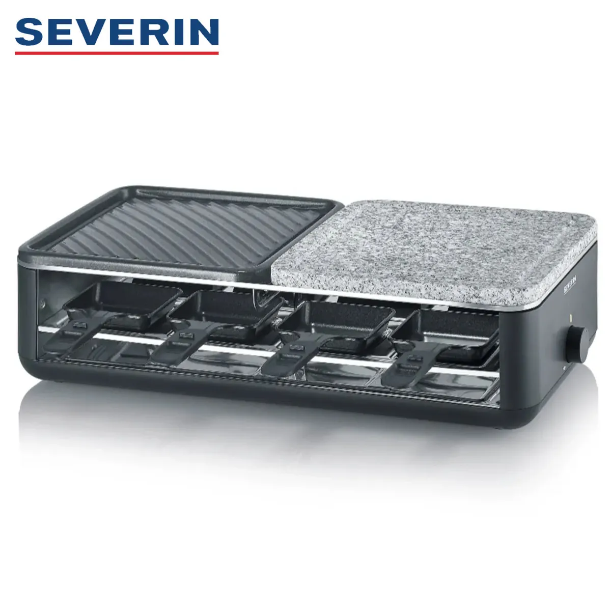 PARRILLA RACLETTE SEVERIN RG 2366 CON PIEDRA NATURAL Y PLACA CERÁMICA - 3