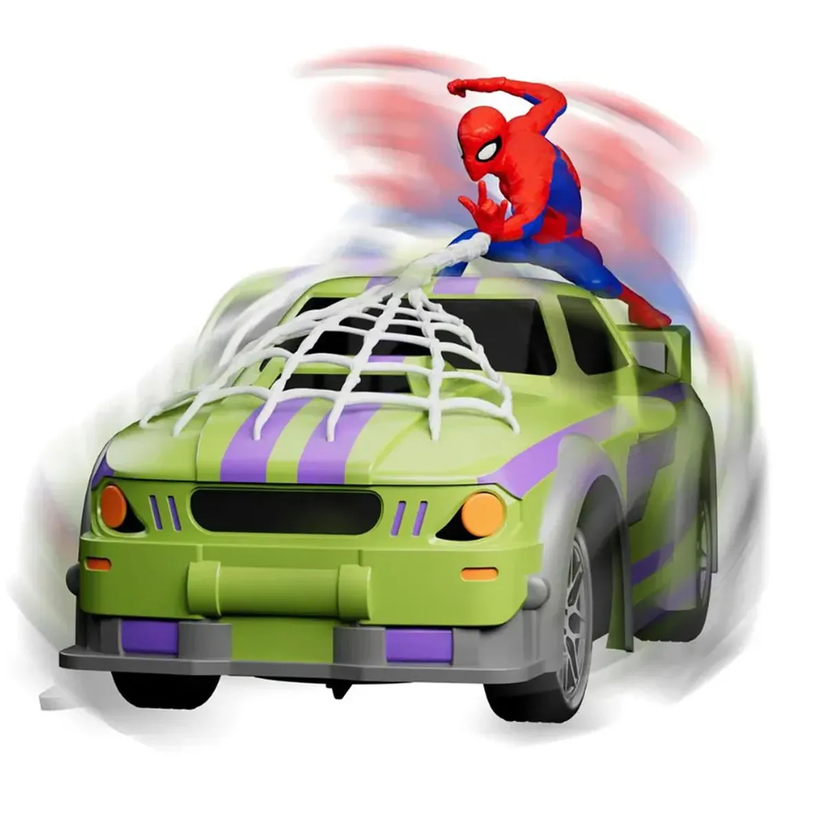 JUGUETE CARRO DE SPIDER-MAN CON FUNCIÓN BALANCEO CON CONTROL - 2