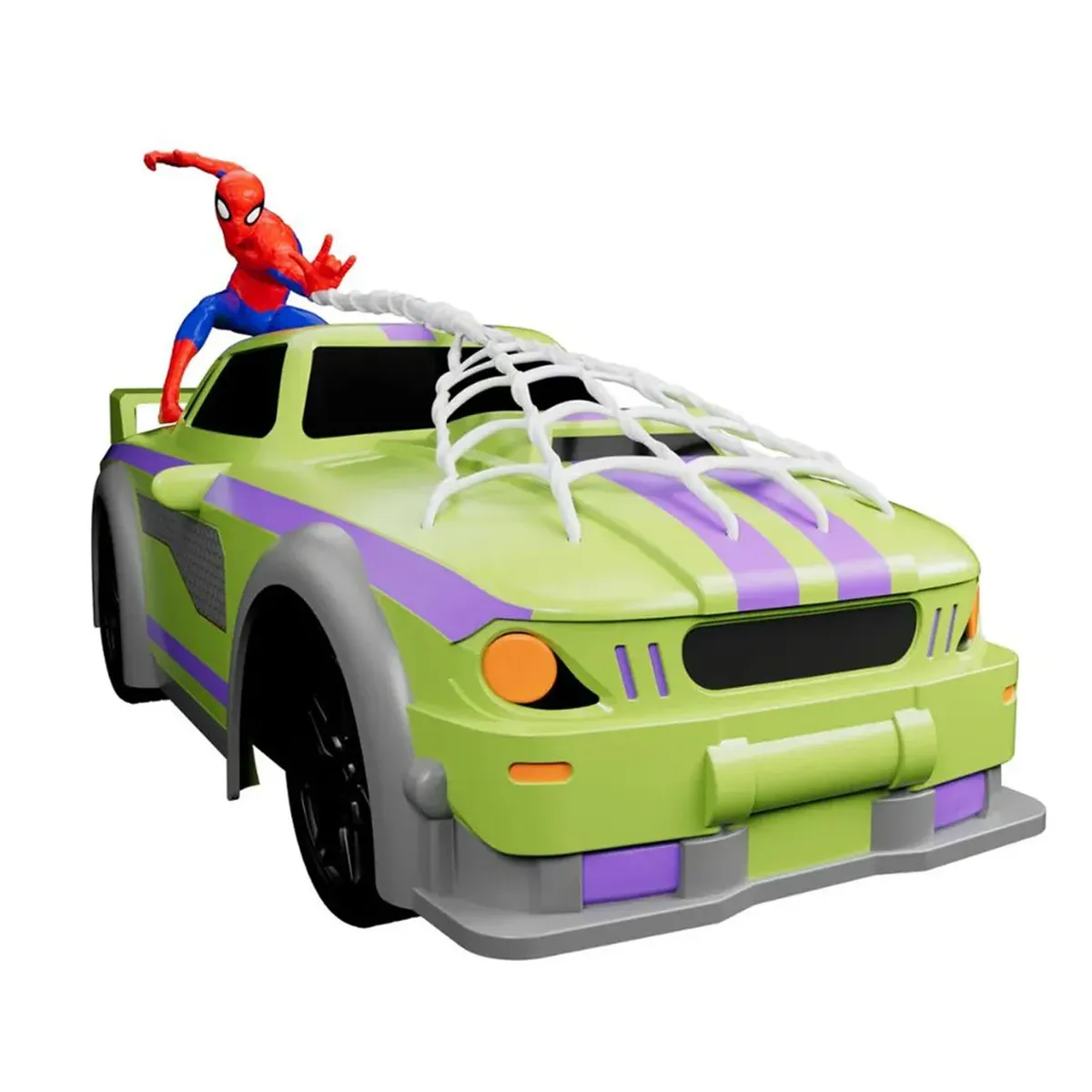 JUGUETE CARRO DE SPIDER-MAN CON FUNCIÓN BALANCEO CON CONTROL - 3