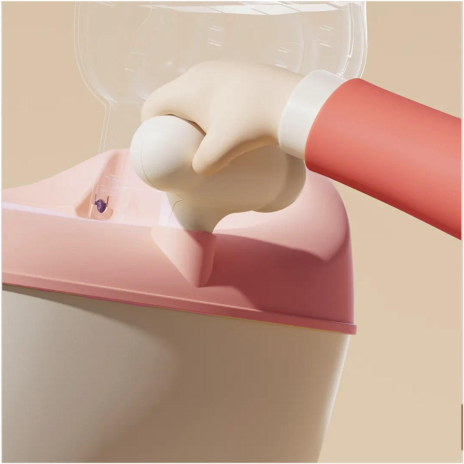 BACIN PARA BEBÉ «BAMBI» DE LUJO ROSADO - 8