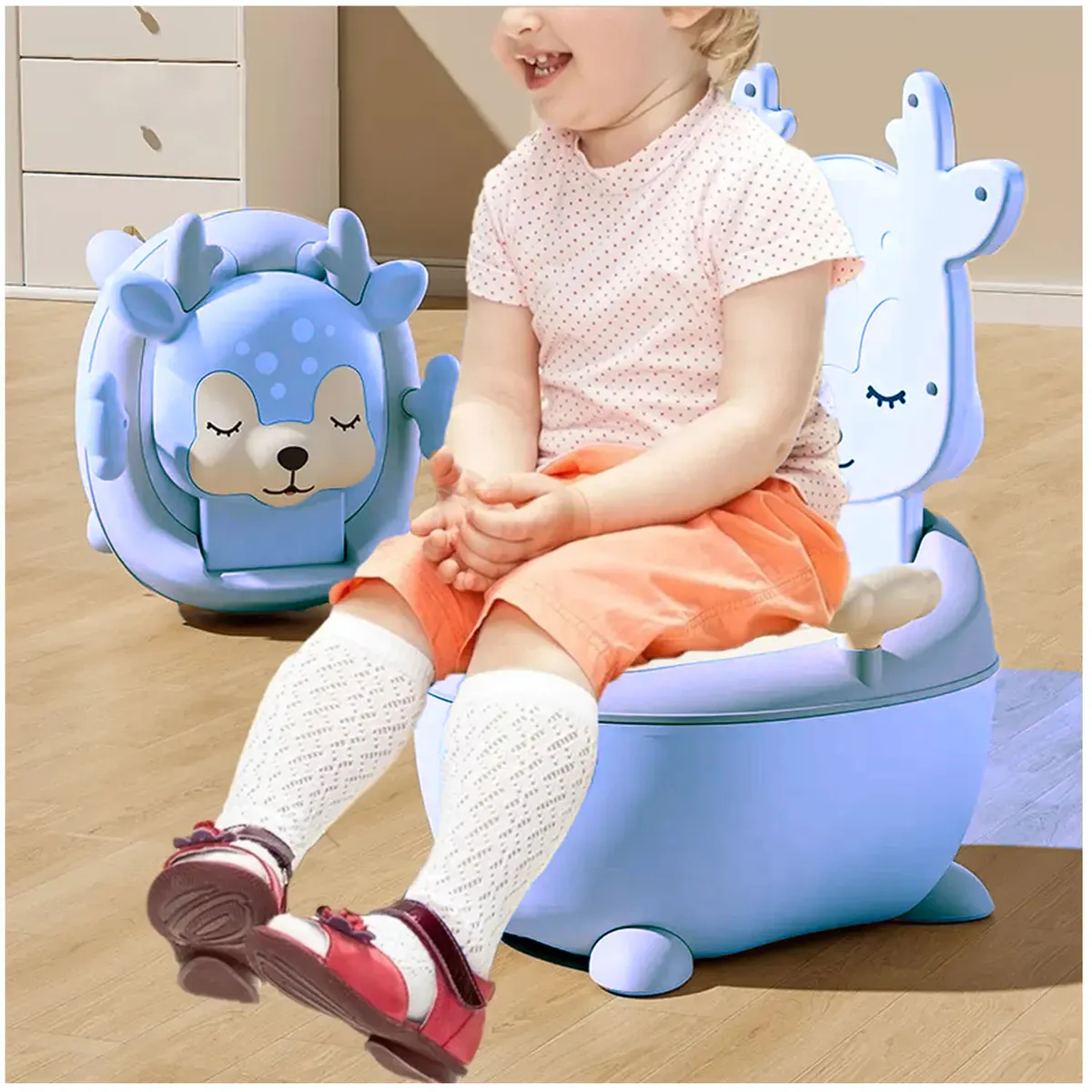 BACIN PARA BEBÉ «BAMBI» DE LUJO AZUL - 3