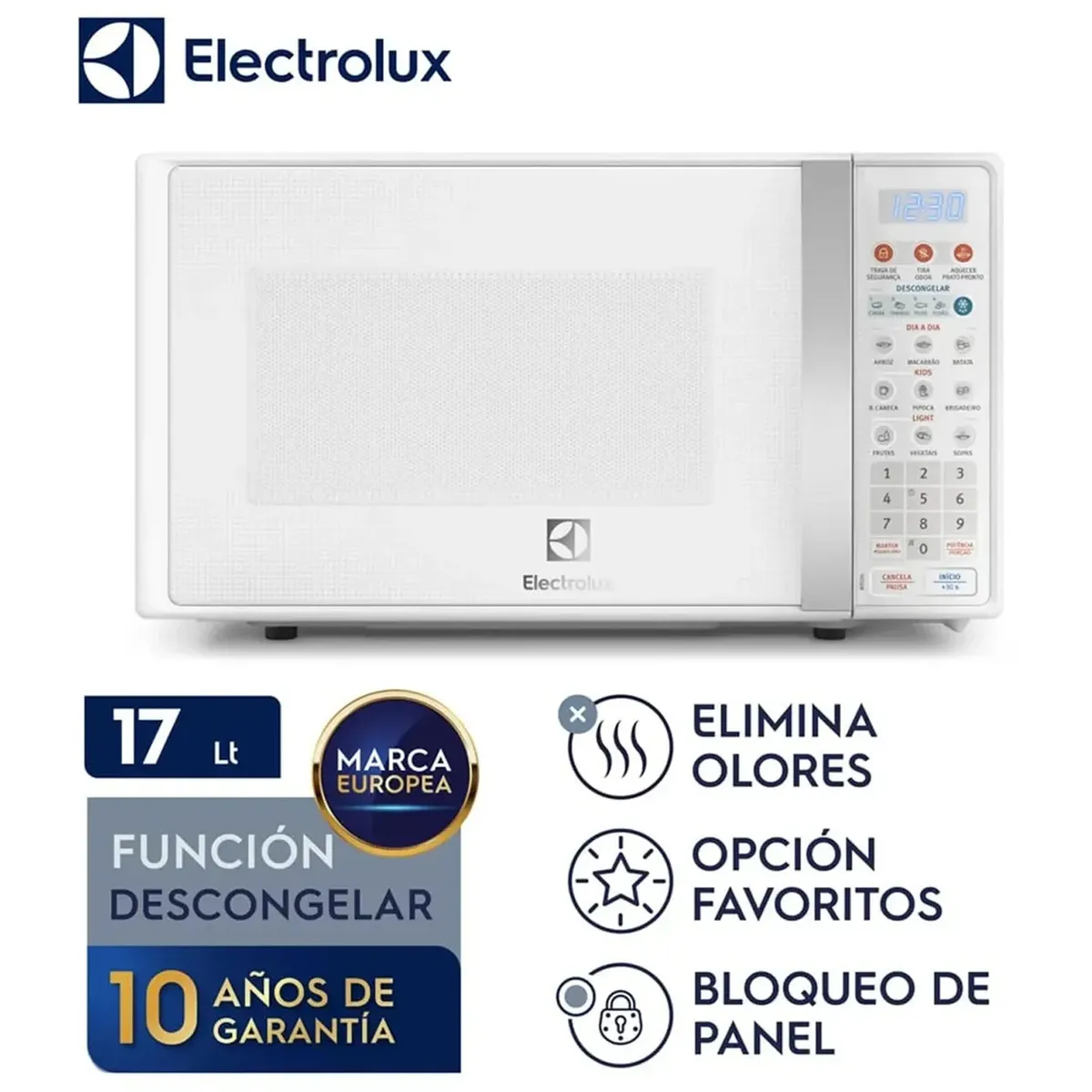 HORNO MICROONDAS 17L BLANCO ELECTROLUX - EMDO17S2GSRUW - 1