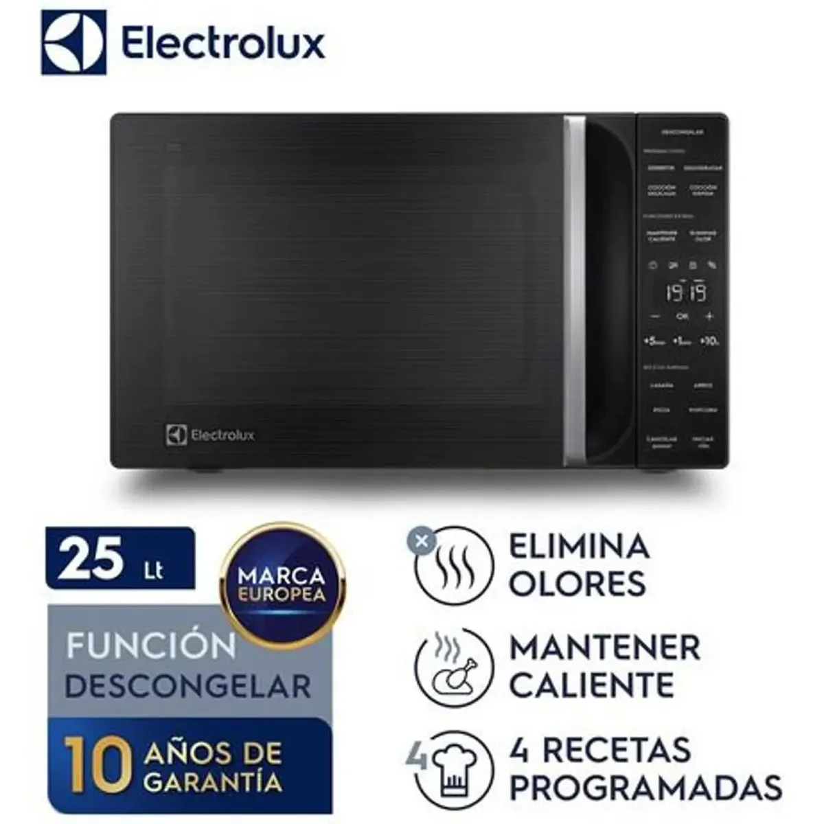 MICROONDAS FREESTANDING ELÉCTRICO ELECTROLUX 25LT EMDY25S2MXB - 1