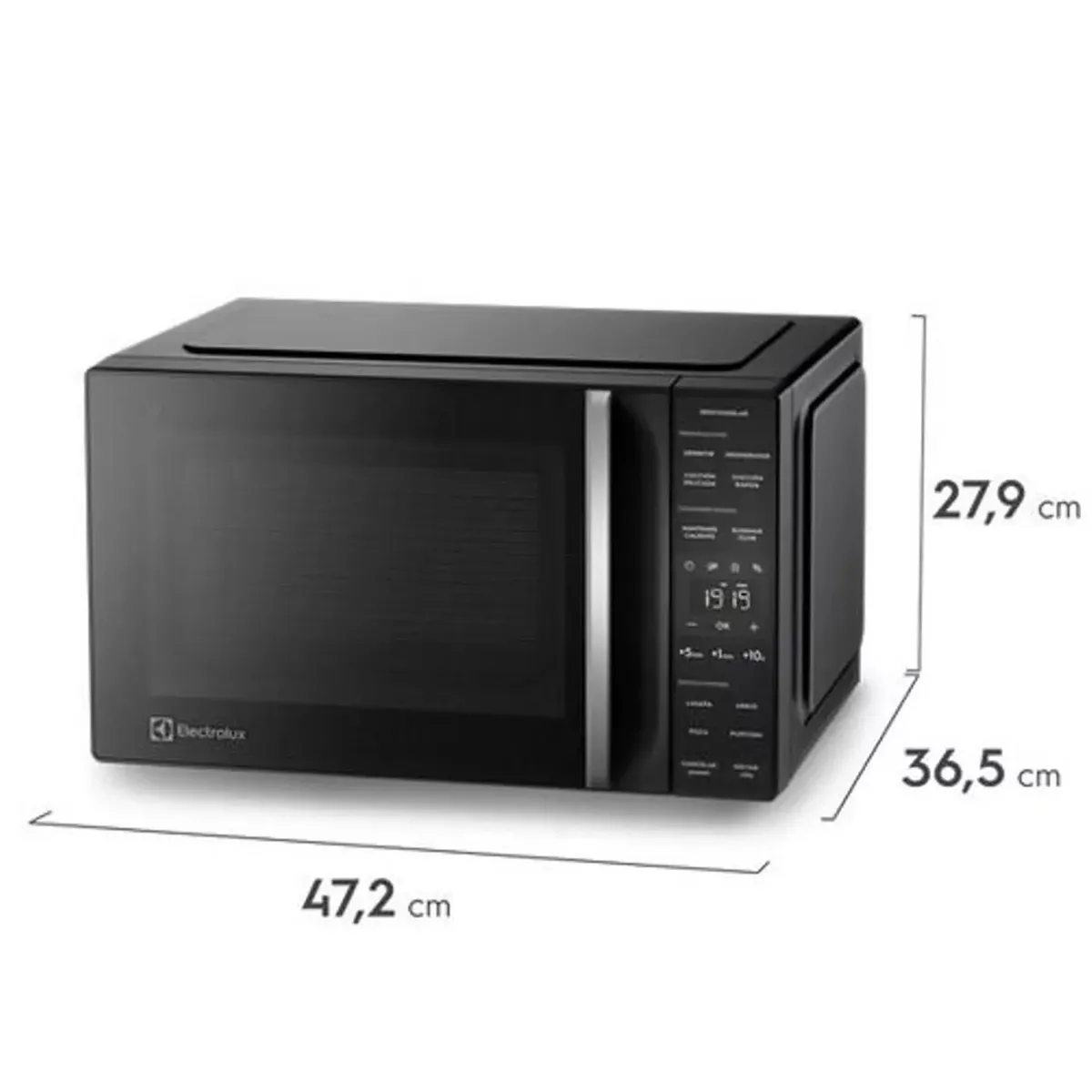 MICROONDAS FREESTANDING ELÉCTRICO ELECTROLUX 25LT EMDY25S2MXB - 4