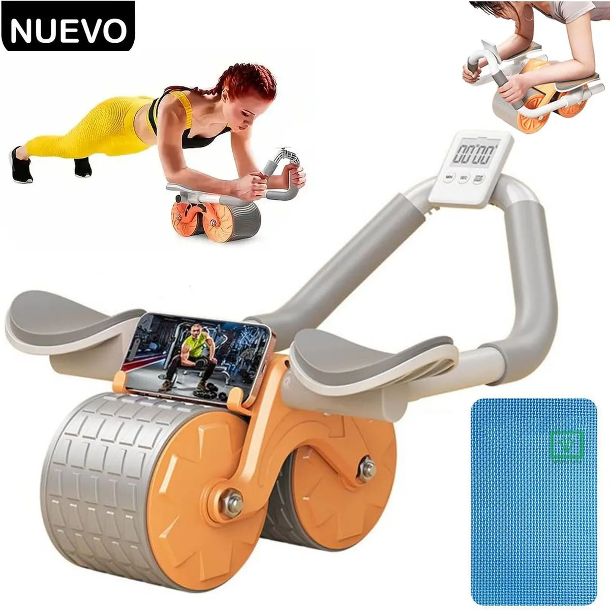RUEDA DE ABDOMINALES SMART FORTALECE TU ABDOMEN - 1