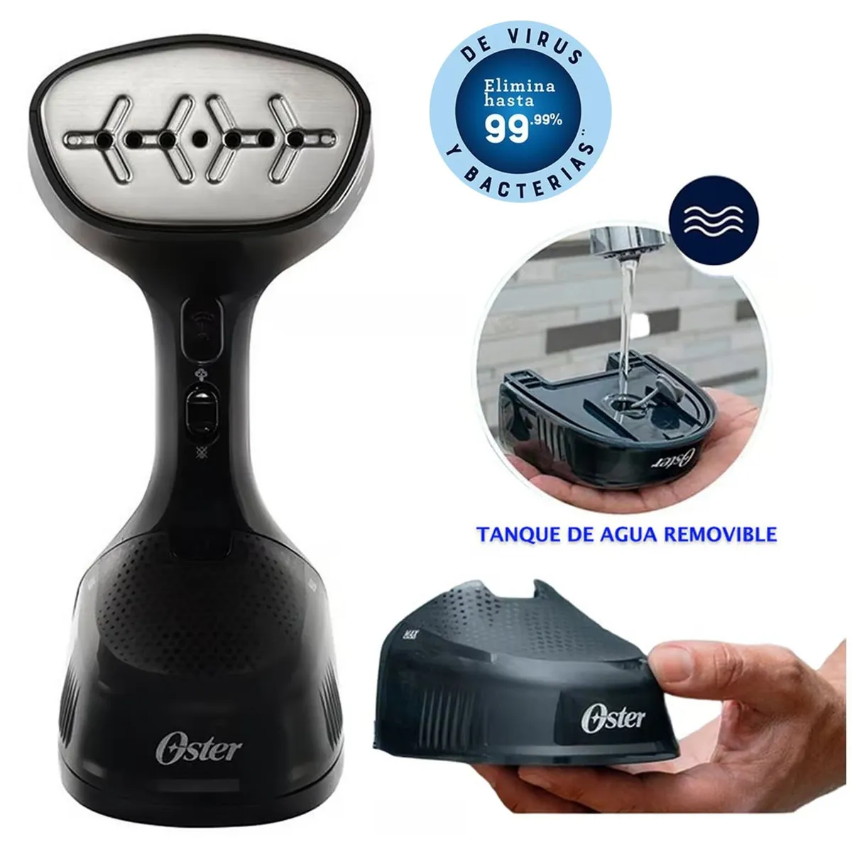 VAPORIZADOR DE PRENDAS OSTER PORTÁTIL GCSTES101 - 1