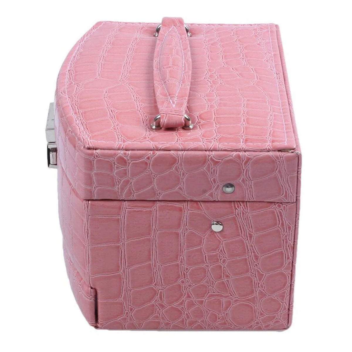 ORGANIZADOR DE JOYAS 3 NIVELES GRANDE CON LLAVE - 3