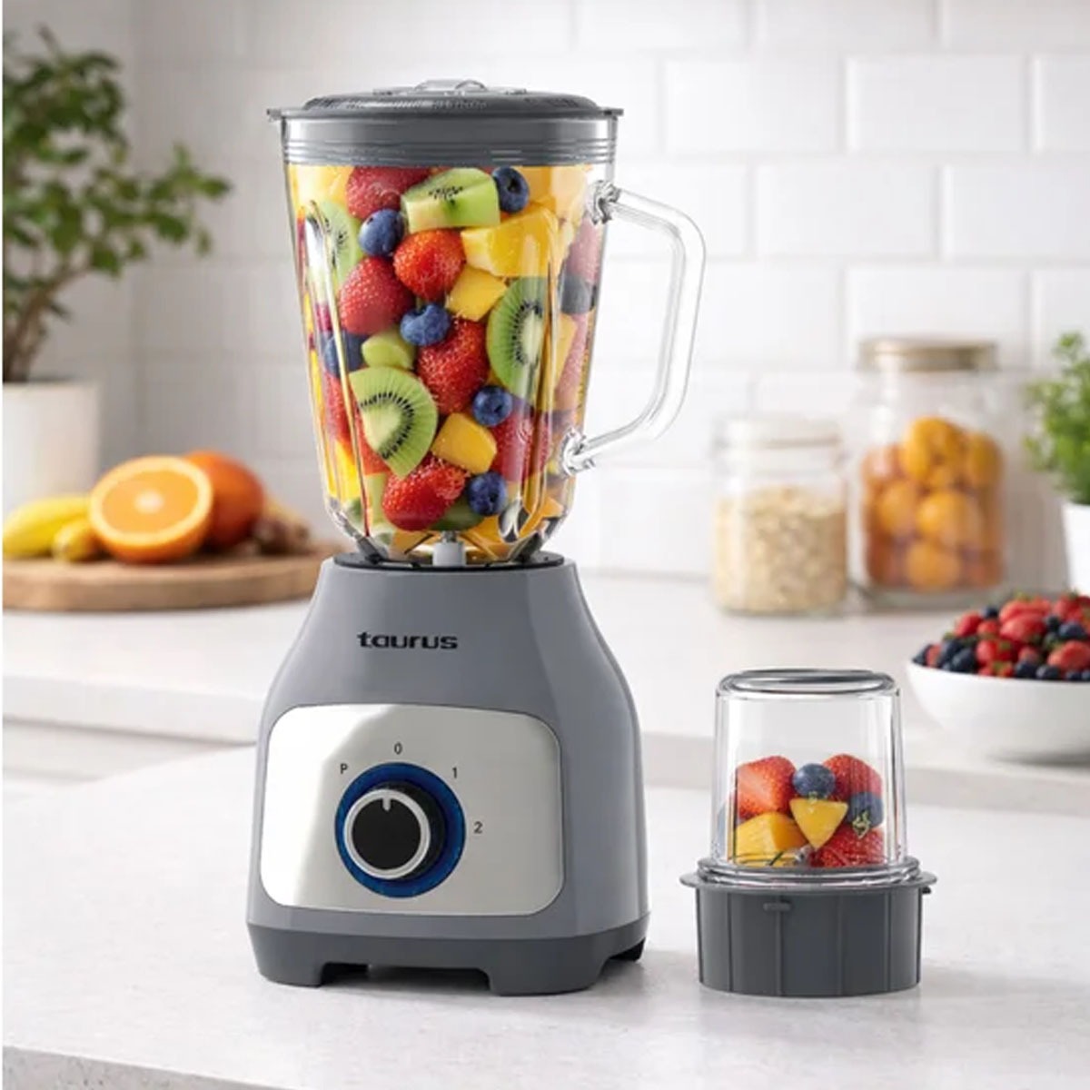 LICUADORA BLENDER TAURUS 600W MOD. SILVER PREMIUM - 2
