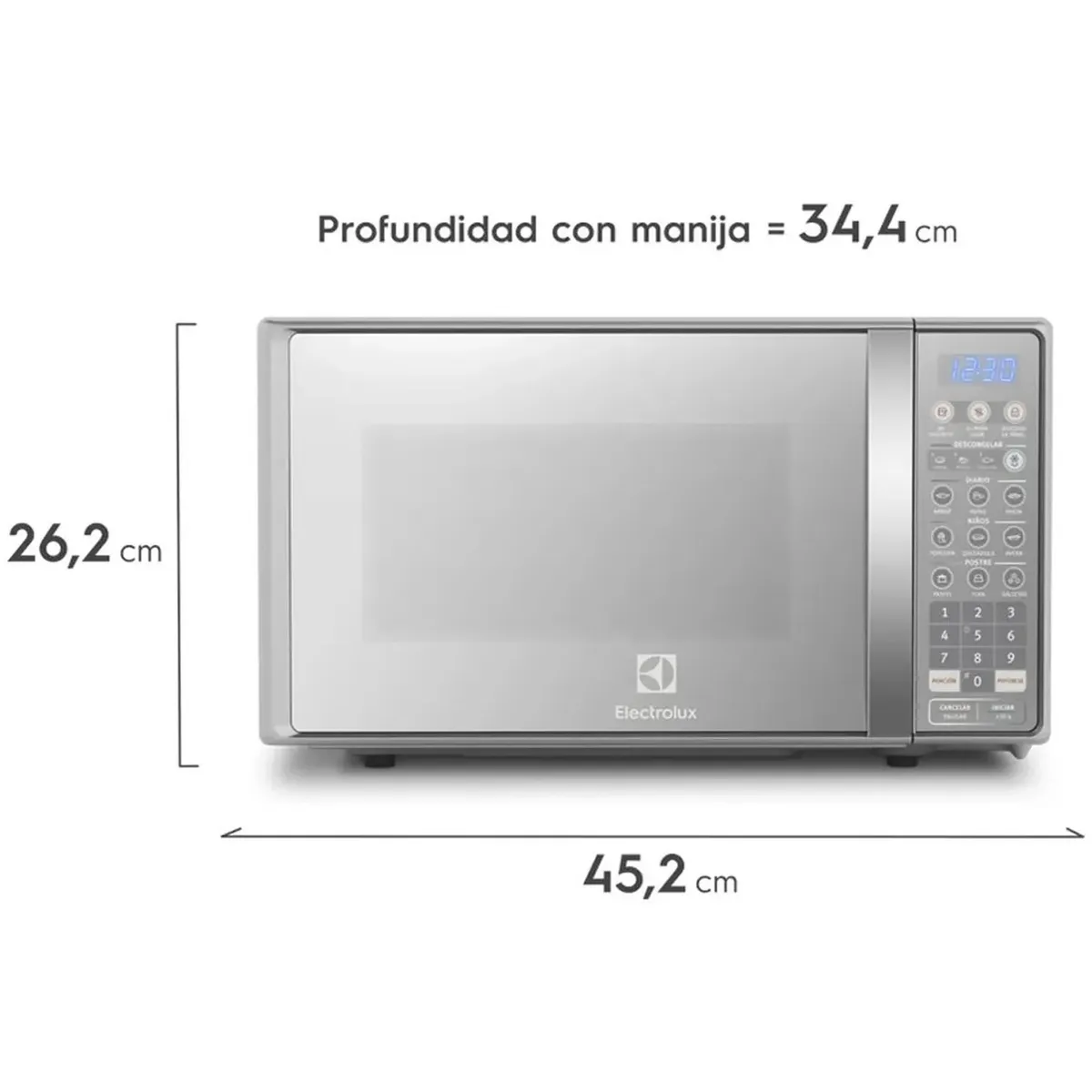HORNO MICROONDAS 20 LITROS ELECTROLUX - EMDO20S2GSRUG - 3