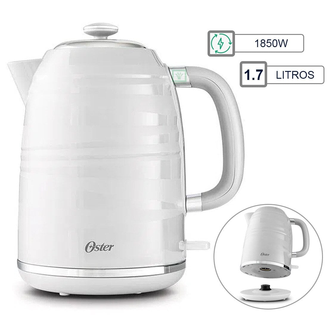 LICUADORA OSTER BLST4655 700W - HERVIDOR ELECTRICO 1-7LT BVSTKT4177W - 3