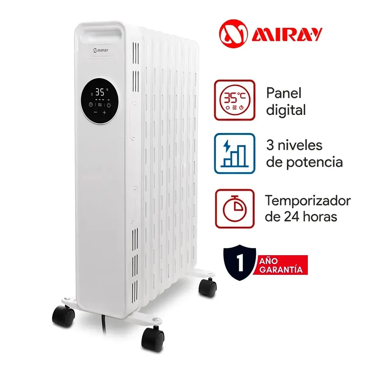 ESTUFA TERMO RADIADOR TRM-905D 9 CELDAS - 1