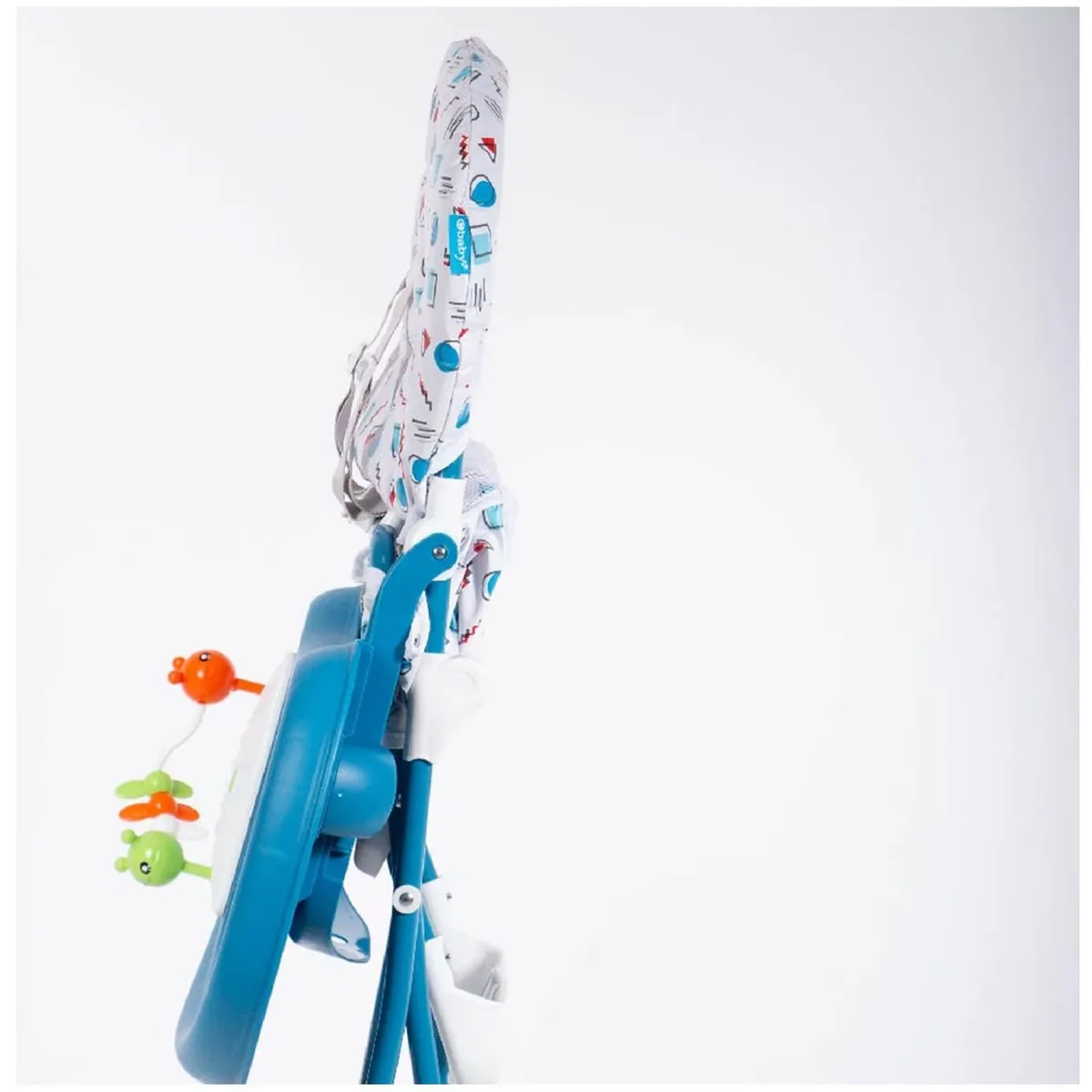 SILLA DE COMER BADALA 2 EN 1 PLEGABLE AZUL - 6