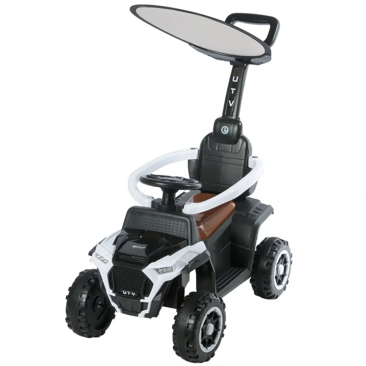 CUATRIMOTO MUSICAL CON LUCES Y SOMBRILLA BLANCO EB351 - 3