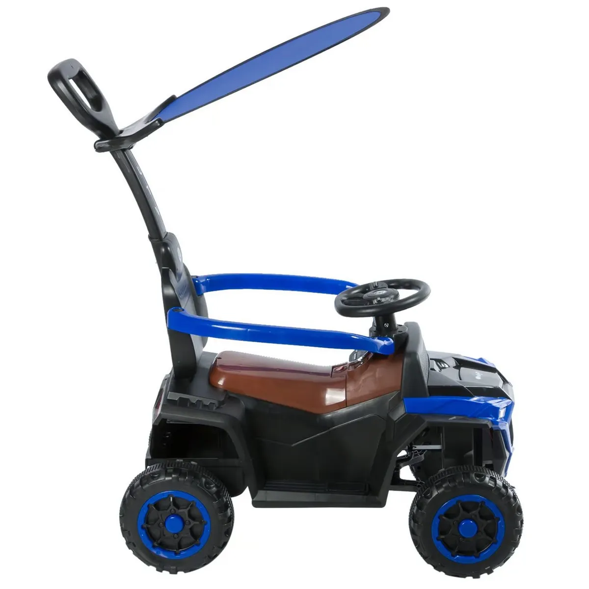 CUATRIMOTO MUSICAL CON LUCES Y SOMBRILLA AZUL EB351 - 2