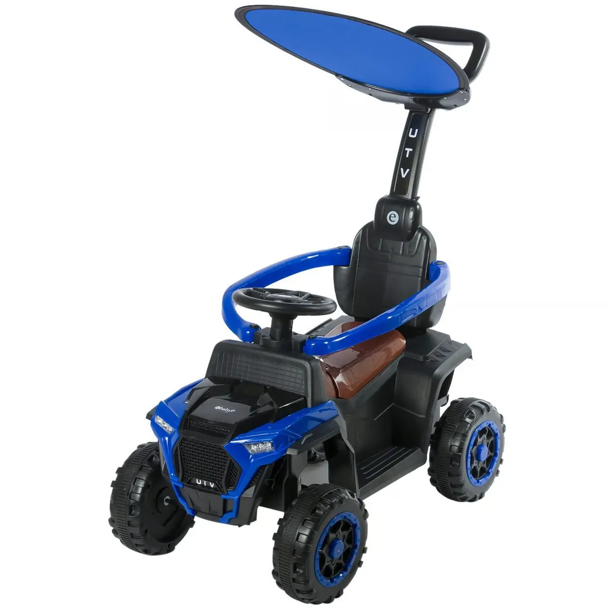 CUATRIMOTO MUSICAL CON LUCES Y SOMBRILLA AZUL EB351 - 3