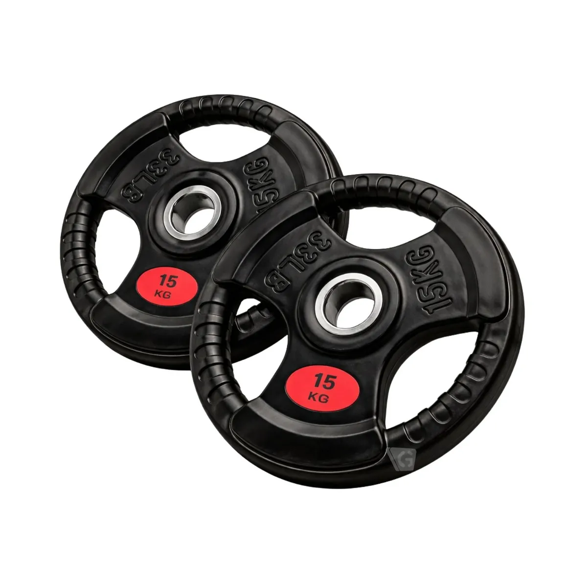 DISCOS OLÍMPICOS 15KG X 2 PESAS - 2