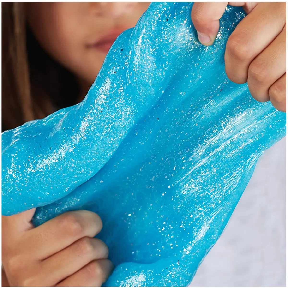 PACK HAZ SLIME GLITTER GLOW AZUL - 4