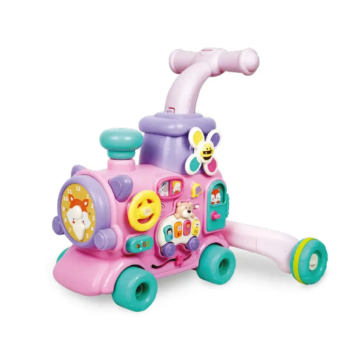 CAMINADOR MULTIFUNCIONAL 'TRAIN WALKER' 5 EN 1 ROSADO - 5