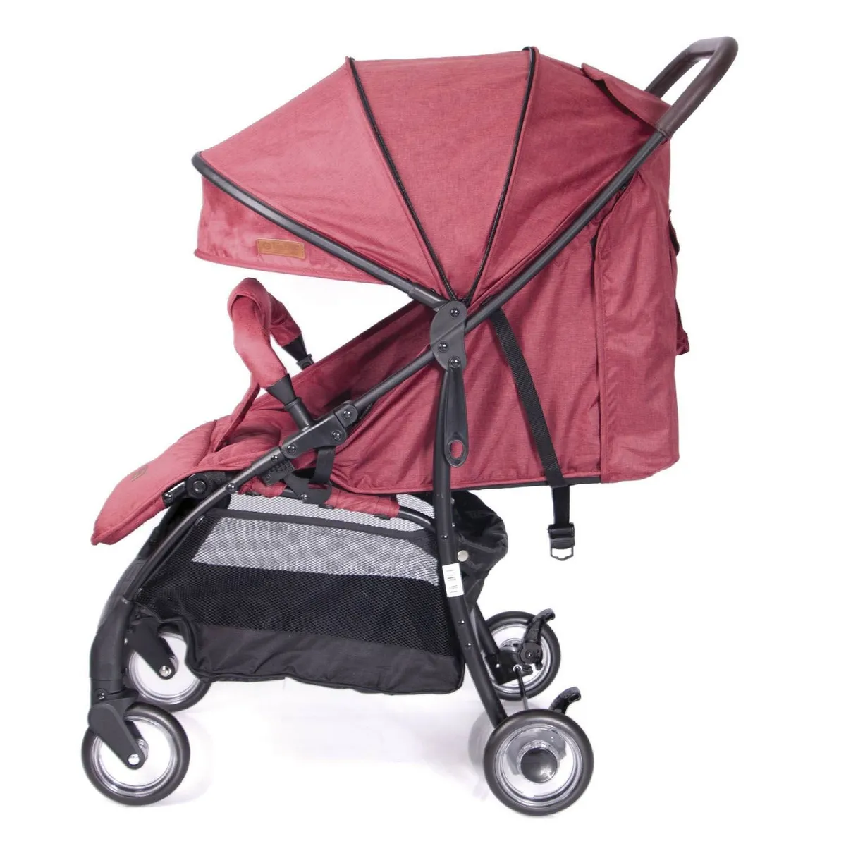 COCHE DE PASEO EBABY RESPALDAR RECLINABLE BOOZ ROJO - 2