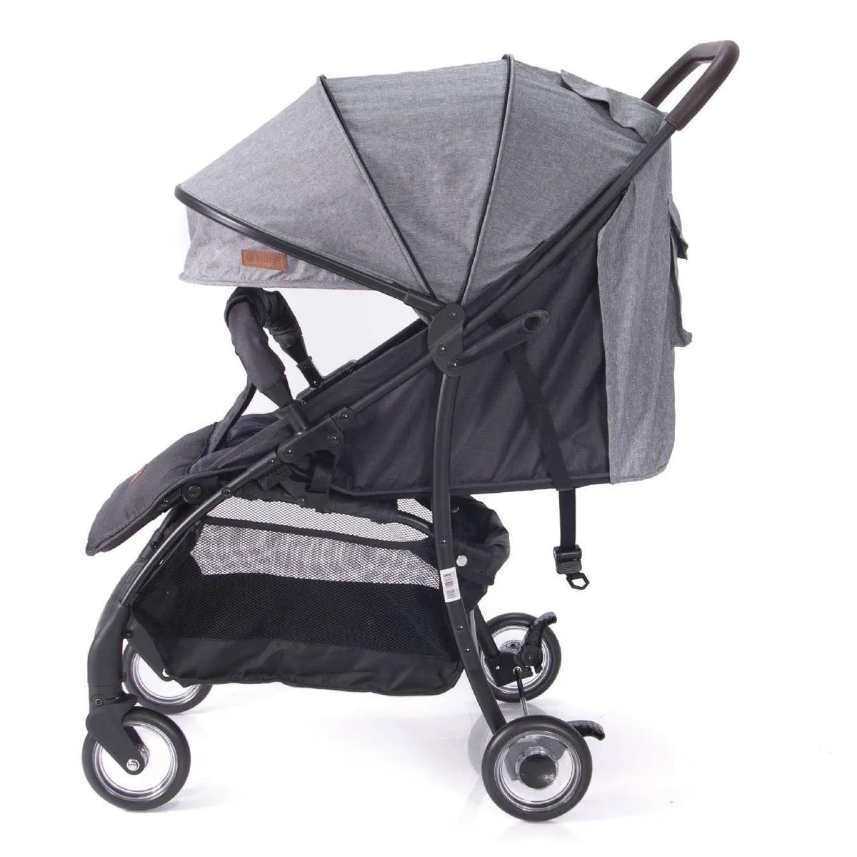 COCHE DE PASEO EBABY RESPALDAR RECLINABLE BOOZ GRIS - 3