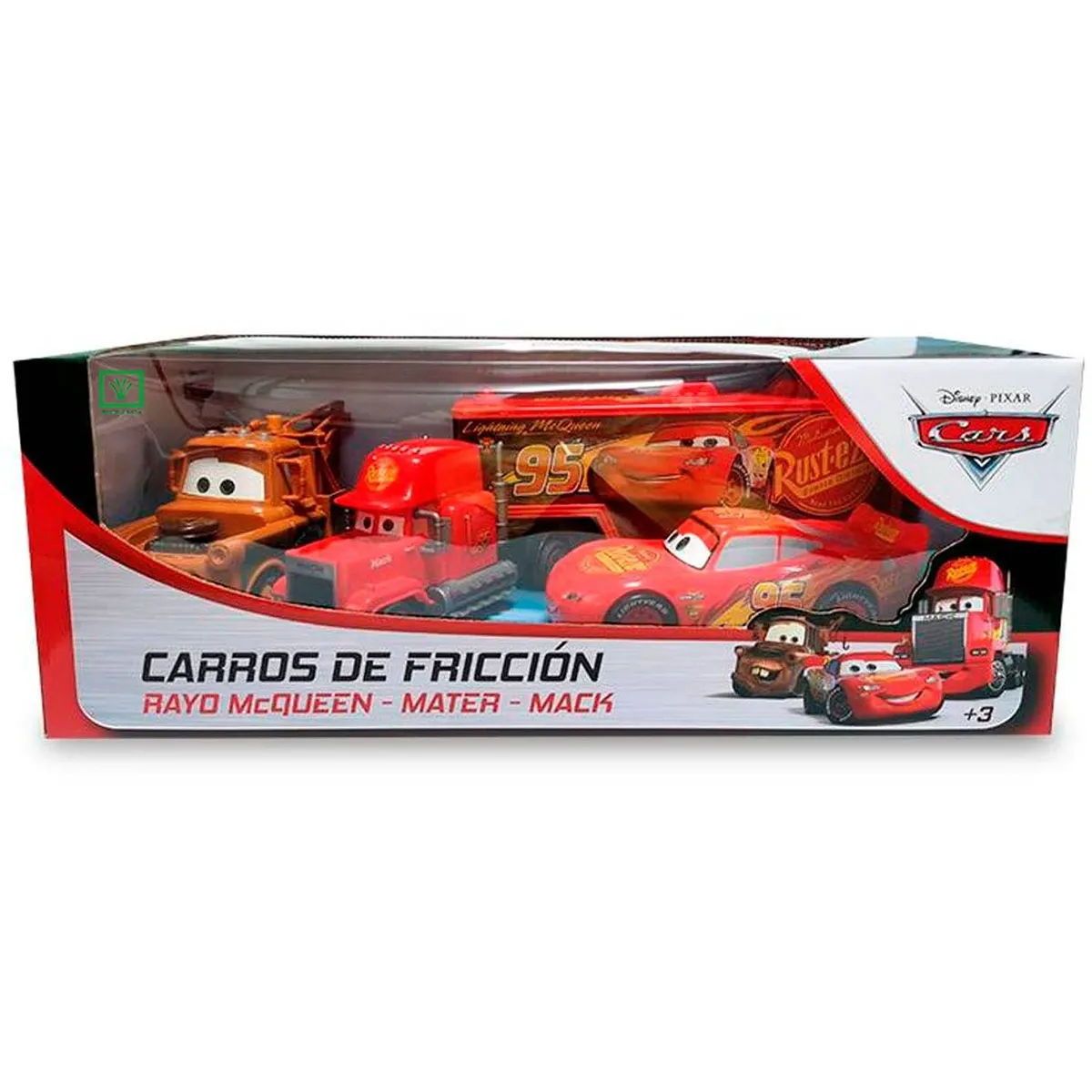 COCHES DE FRICCIÓN CARS MATER MCQUEEN Y MACK - 4