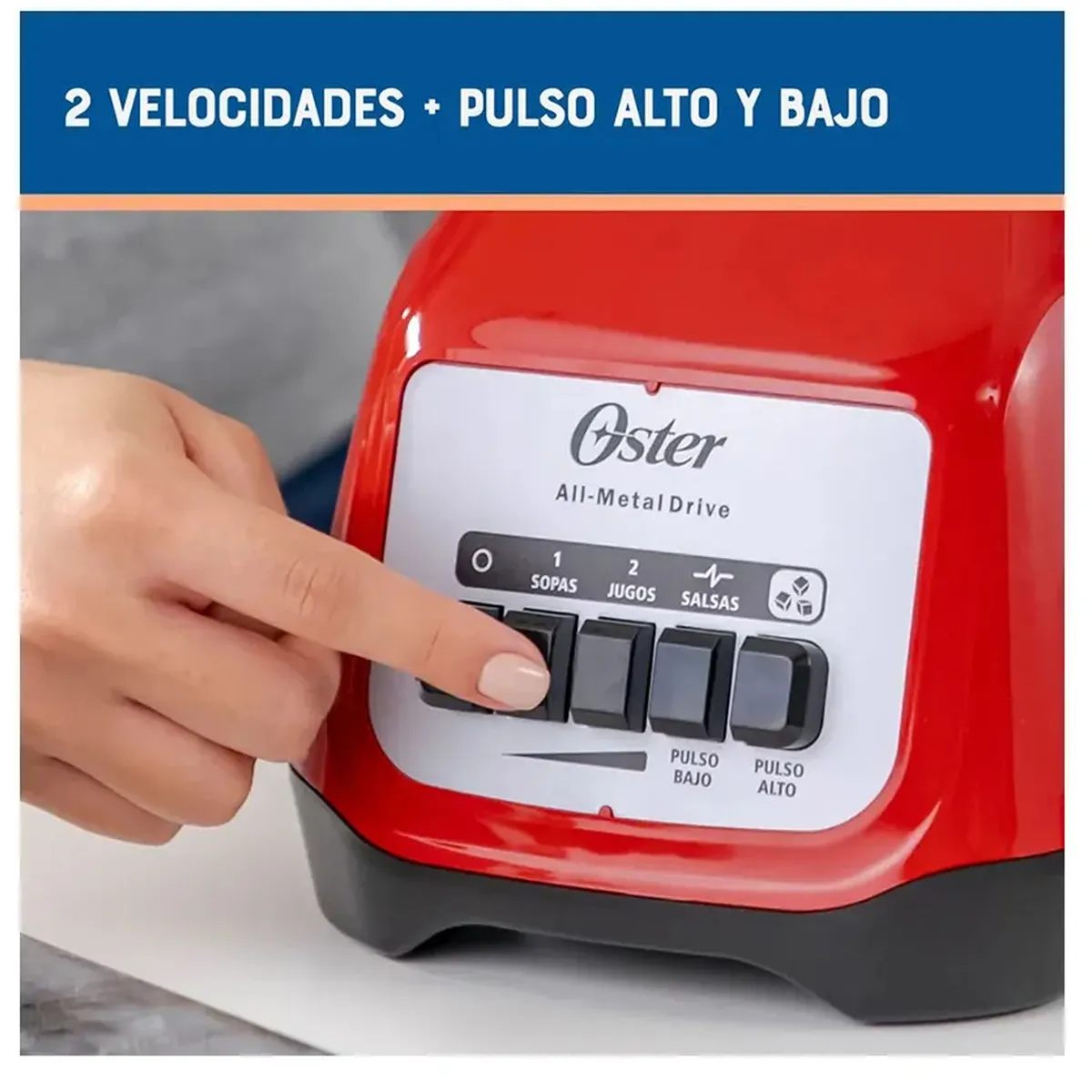 COMBO OSTER LICUADORA 2 VELOCIDADES BLSTKAG-RPB + HERVIDOR 1.7LT. - 4