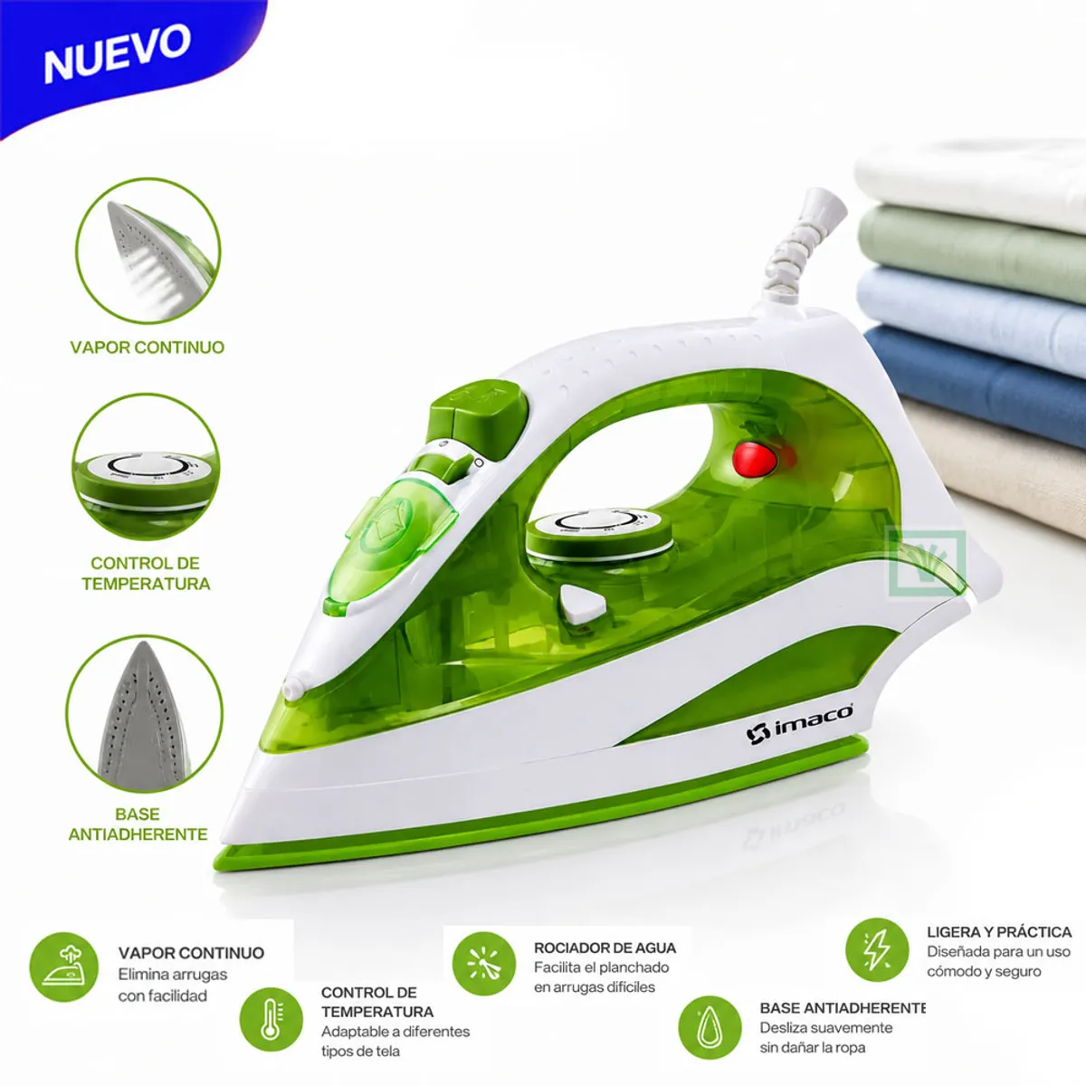 PLANCHA A VAPOR ETA2288 2400 WATTS - 1