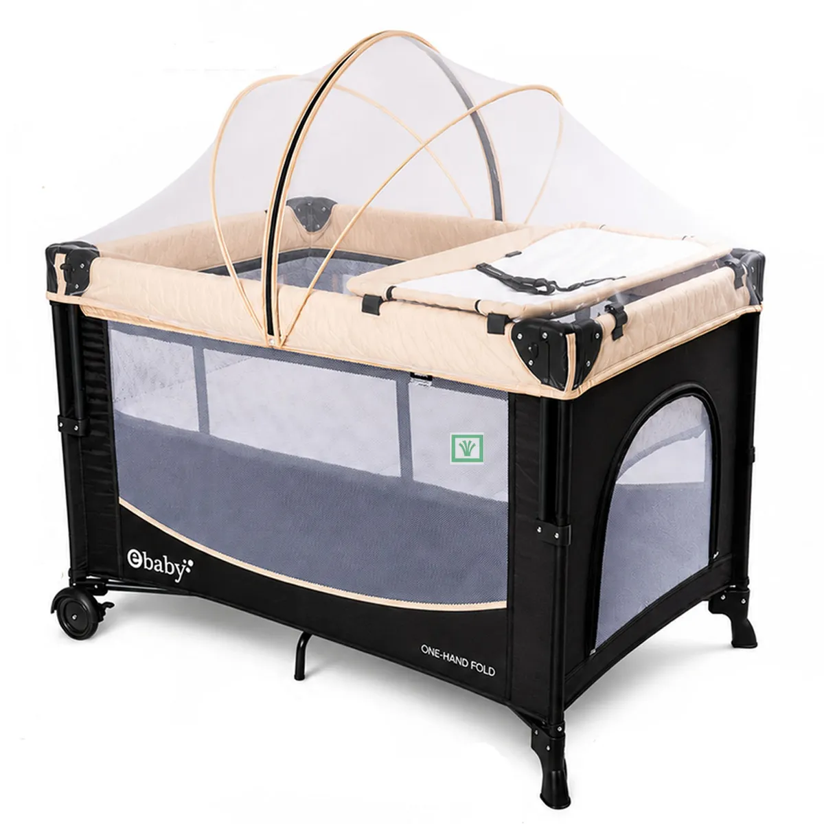 CUNA COLECHO LUMA EBABY EB771 BEIGE - 2