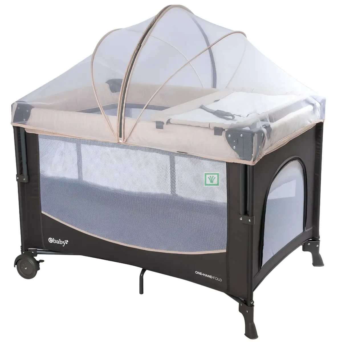 CUNA COLECHO LUMA EBABY EB771 BEIGE - 3