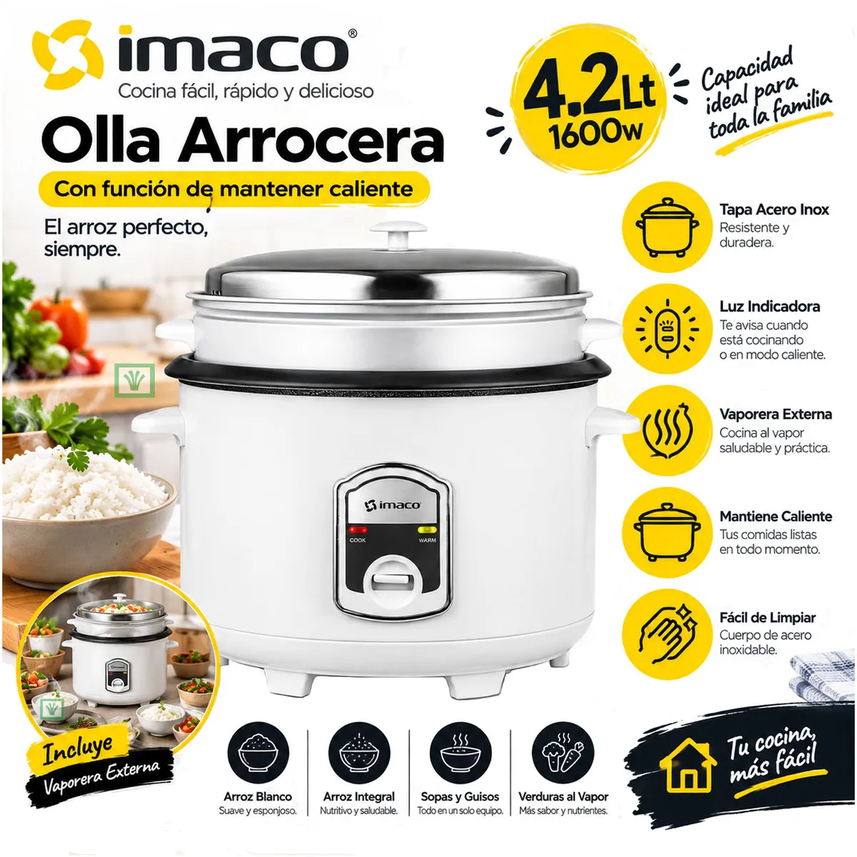 OLLA ARROCERA 4.2 LTS RC42 - 1