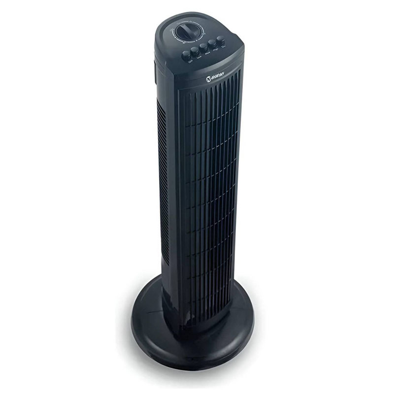 VENTILADOR DE SUELO TORRE MIRAY VMTT-933 35 WATTS 30 NEGRO - 2