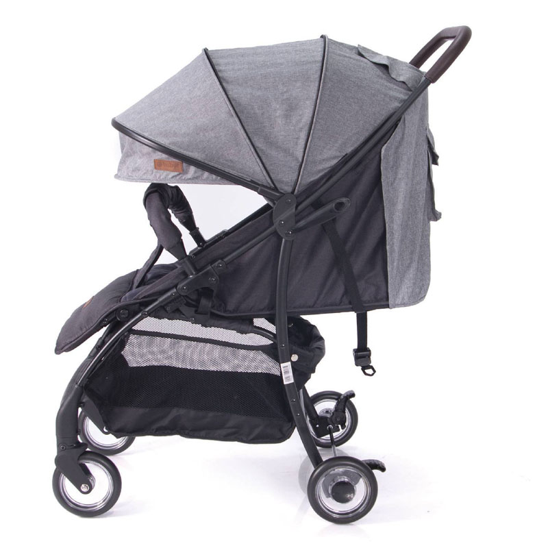 COCHE DE PASEO EBABY RESPALDAR RECLINABLE BOOZ GRIS - 3