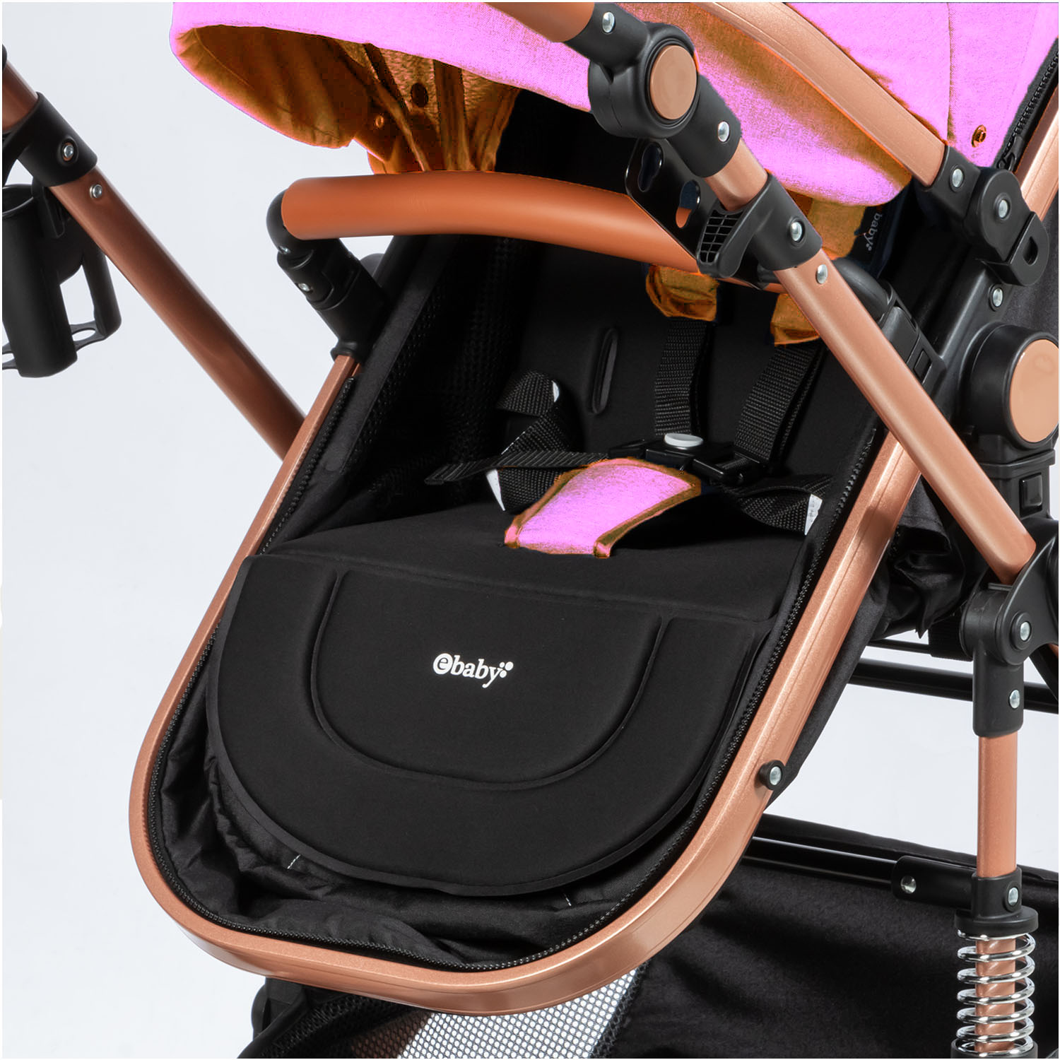 COCHE MOISÉS DE LUJO «SAGIRA» EDICIÓN LIMITADA PINK - 4