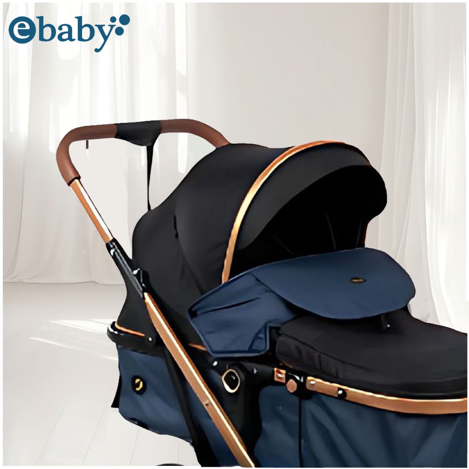 COCHE MOISÉS TRAVEL SYSTEM «RONDA PLUS» CON PORTA BEBÉ BLUE - 2