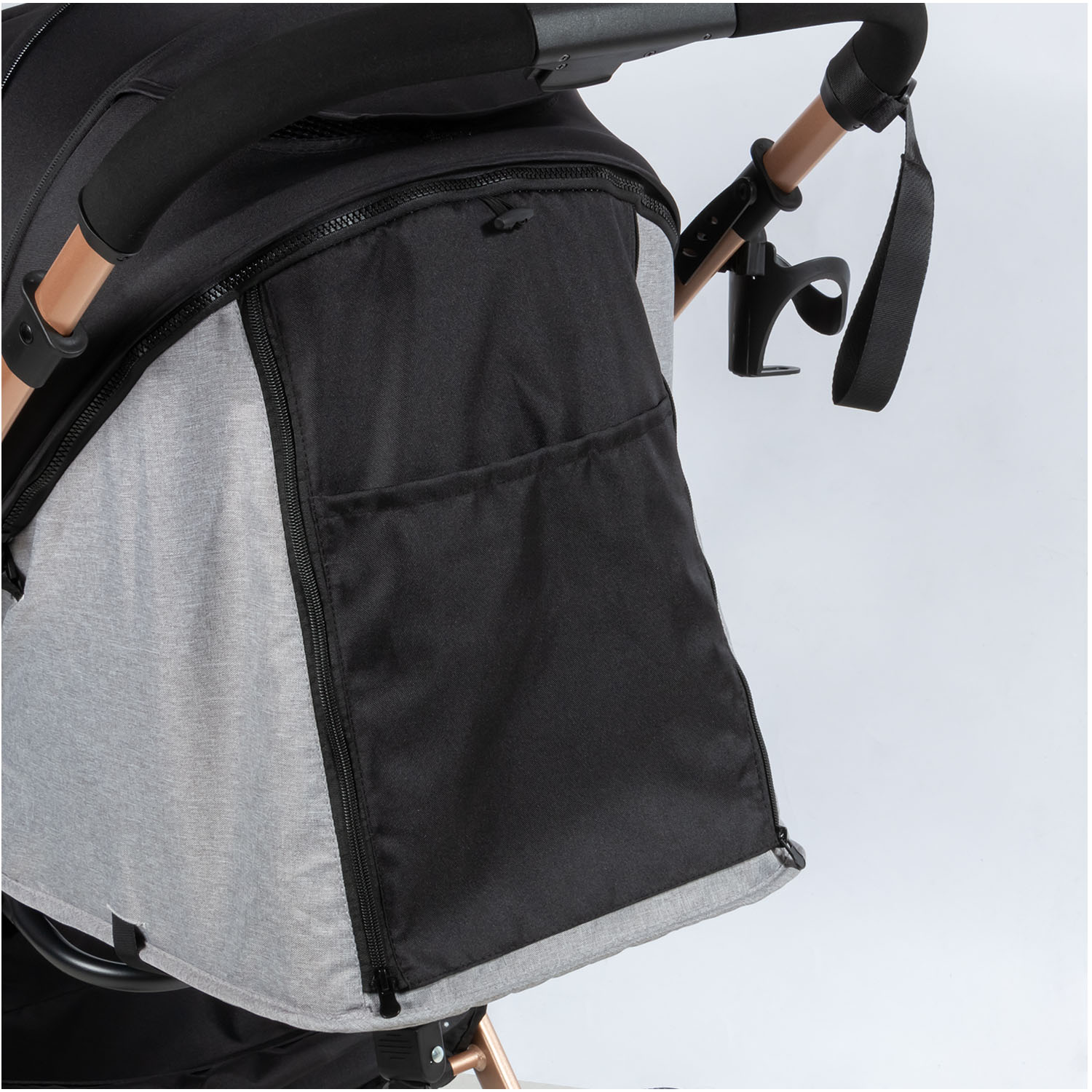 COCHE MOISÉS TRAVEL SYSTEM EBABY «SPARROW» PORTA BEBÉ GRAY - 5