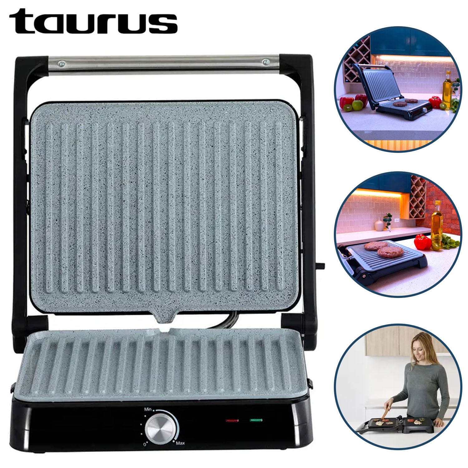 GRILL TAURUS MOD ASTERIA II 2000W - 1