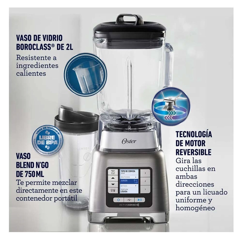 LICUADORA ACTIVESENSE CON BLEND N GO BLSTTDGNBG - 4