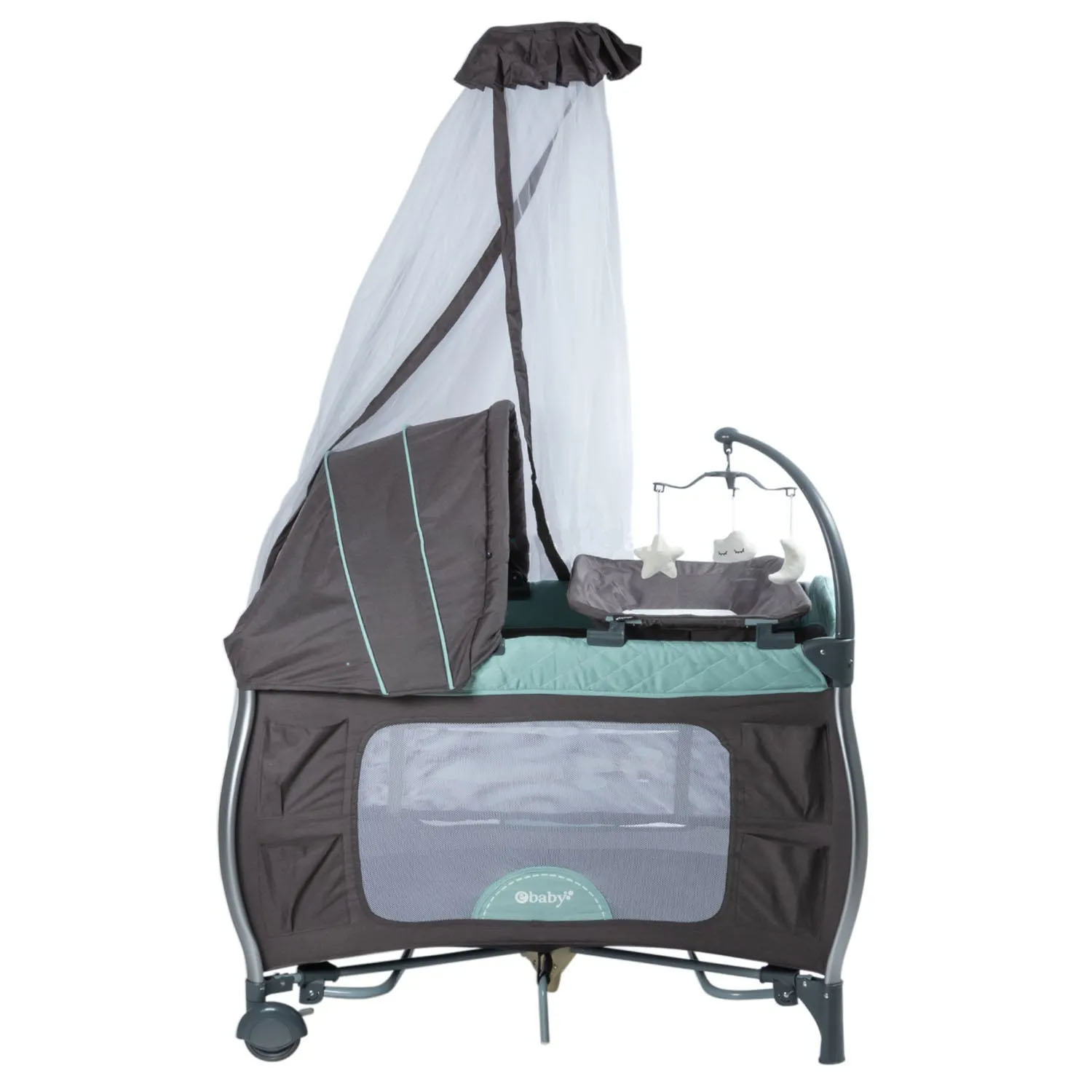 CUNA CORRAL ALUMINIO NAPY 779C-1 TUL REINA - VERDE - 2