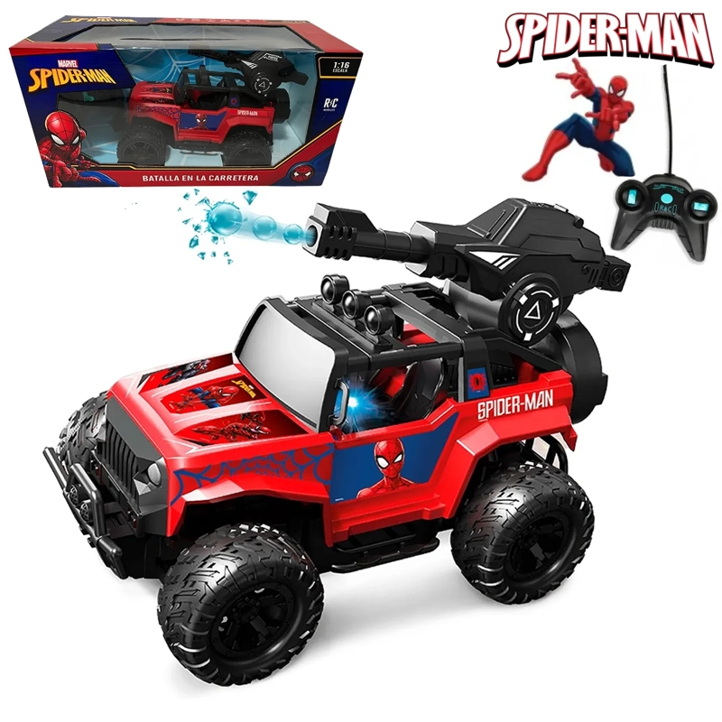 JUGUETE CARRO RASTREADOR DE SPIDER-MAN CON CONTROL SBY164-4A - 1