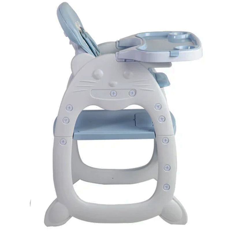 SILLA DE COMER GATO 3 EN 1 AZUL - 2