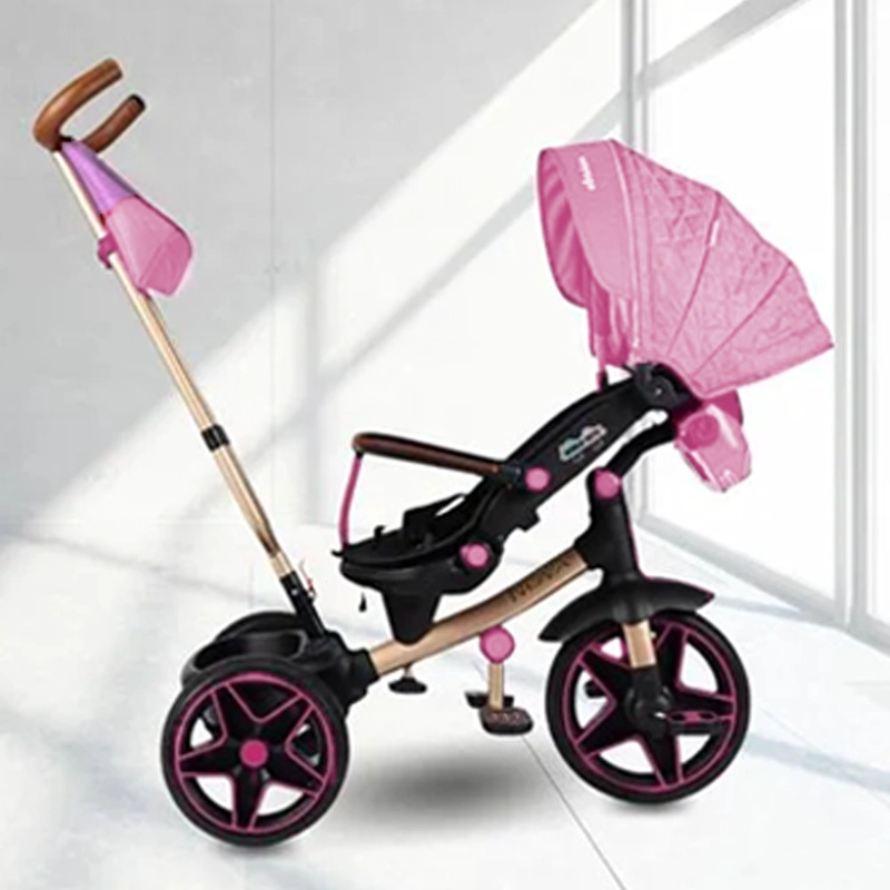 TRICICLO GIRATORIO 5 EN 1 VOYAGE NOVA USB BLUETOOTH ROSADO - 2